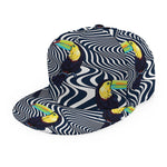 Illusion Toucan Print Snapback Cap