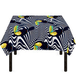 Illusion Toucan Print Tablecloth