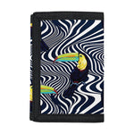 Illusion Toucan Print Trifold Wallet