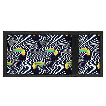 Illusion Toucan Print Trifold Wallet