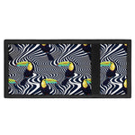 Illusion Toucan Print Trifold Wallet