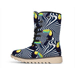 Illusion Toucan Print Winter Boots