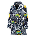 Illusion Toucan Print Women's Bathrobe