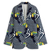 Illusion Toucan Print Women's Blazer