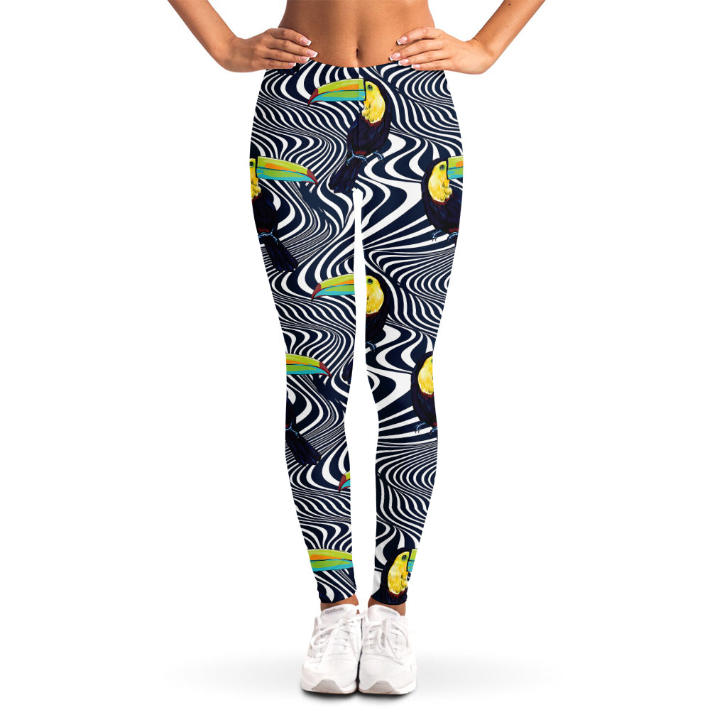 Illusion Toucan Print Women's Leggings