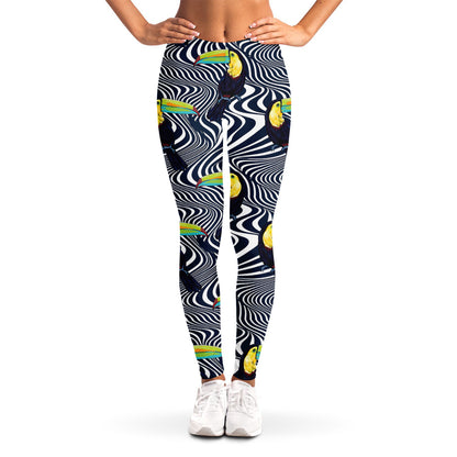Illusion Toucan Print Women's Leggings