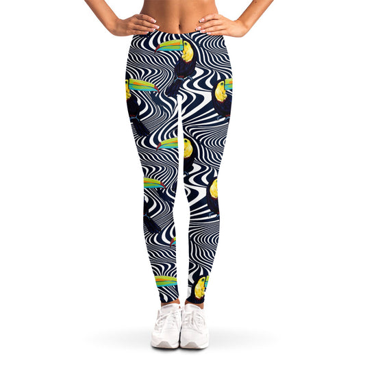 Illusion Toucan Print Women's Leggings