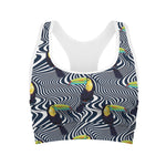 Illusion Toucan Print Women's Sports Bra