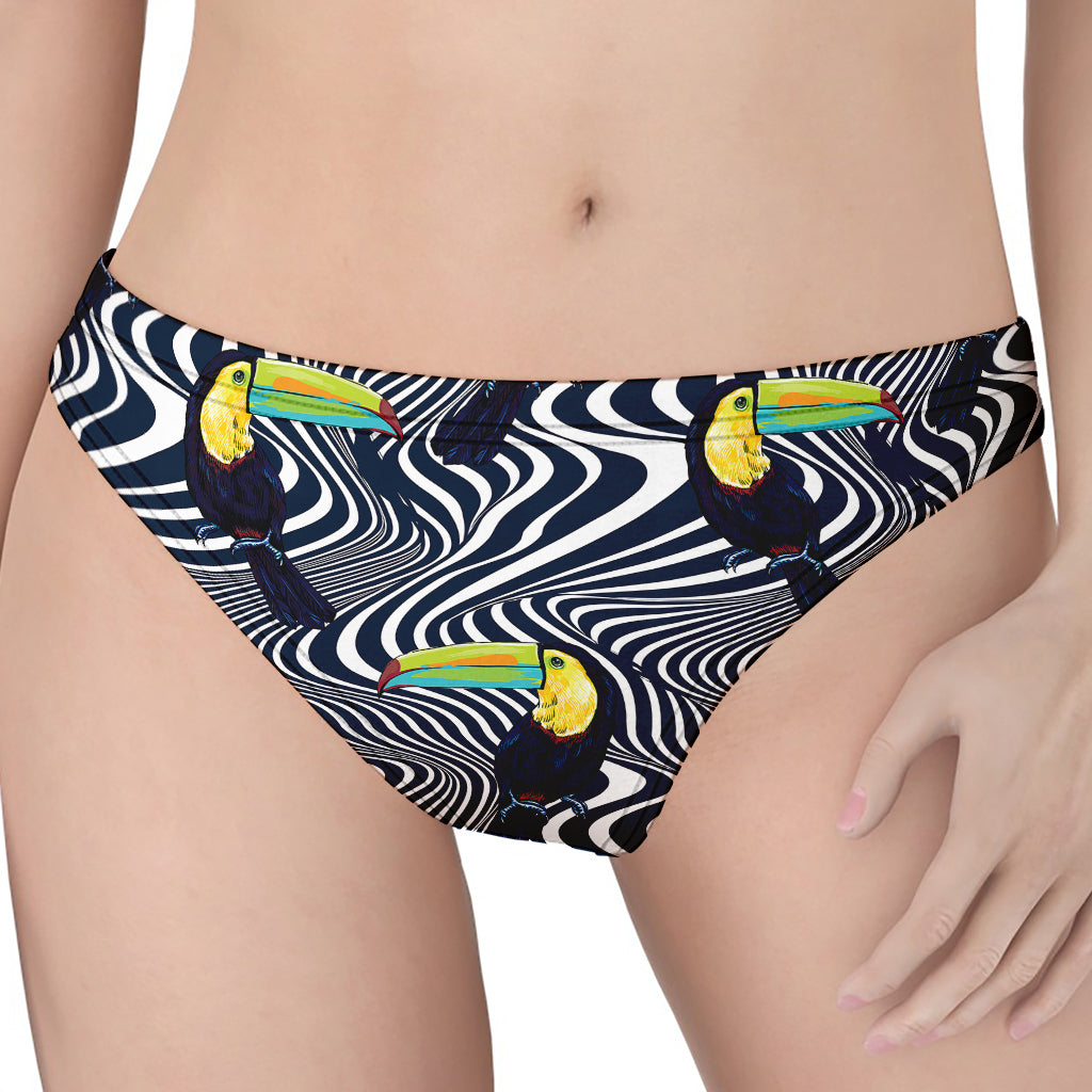 Illusion Toucan Print Women's Thong