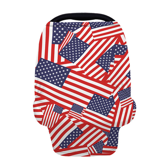 Independence Day USA Flag Pattern Print Baby Seat Cover