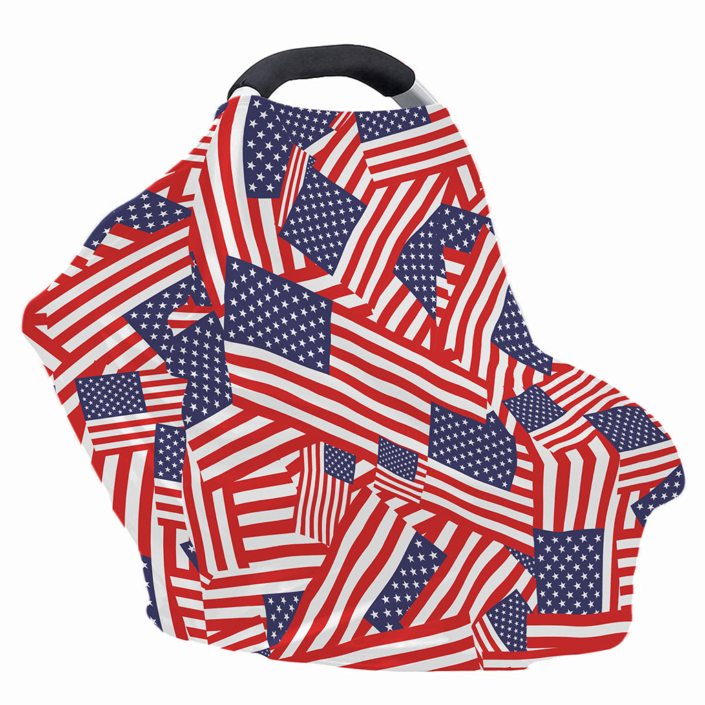 Independence Day USA Flag Pattern Print Baby Seat Cover