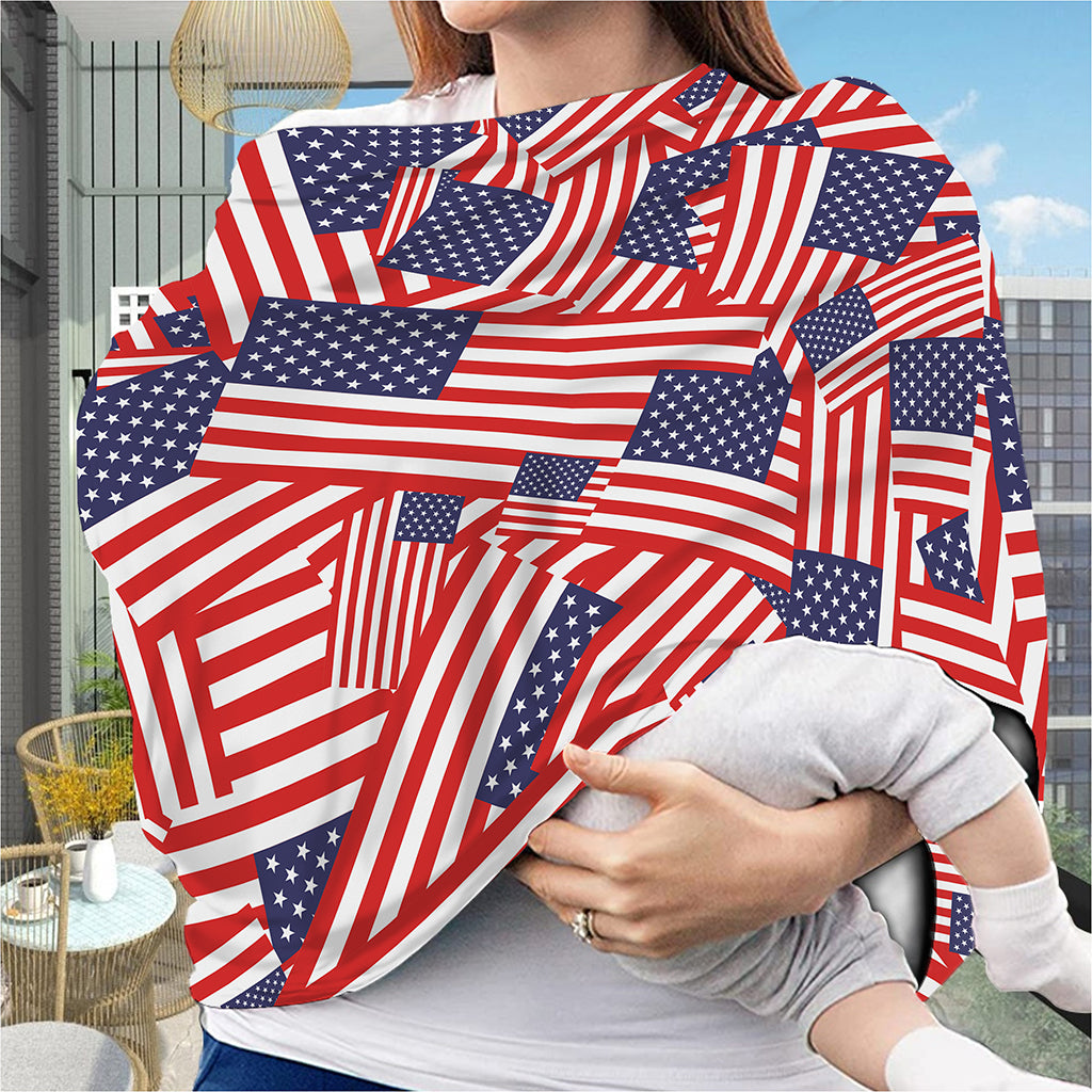 Independence Day USA Flag Pattern Print Baby Seat Cover