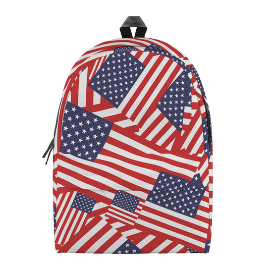 Independence Day USA Flag Pattern Print Backpack