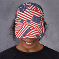 Independence Day USA Flag Pattern Print Baseball Cap