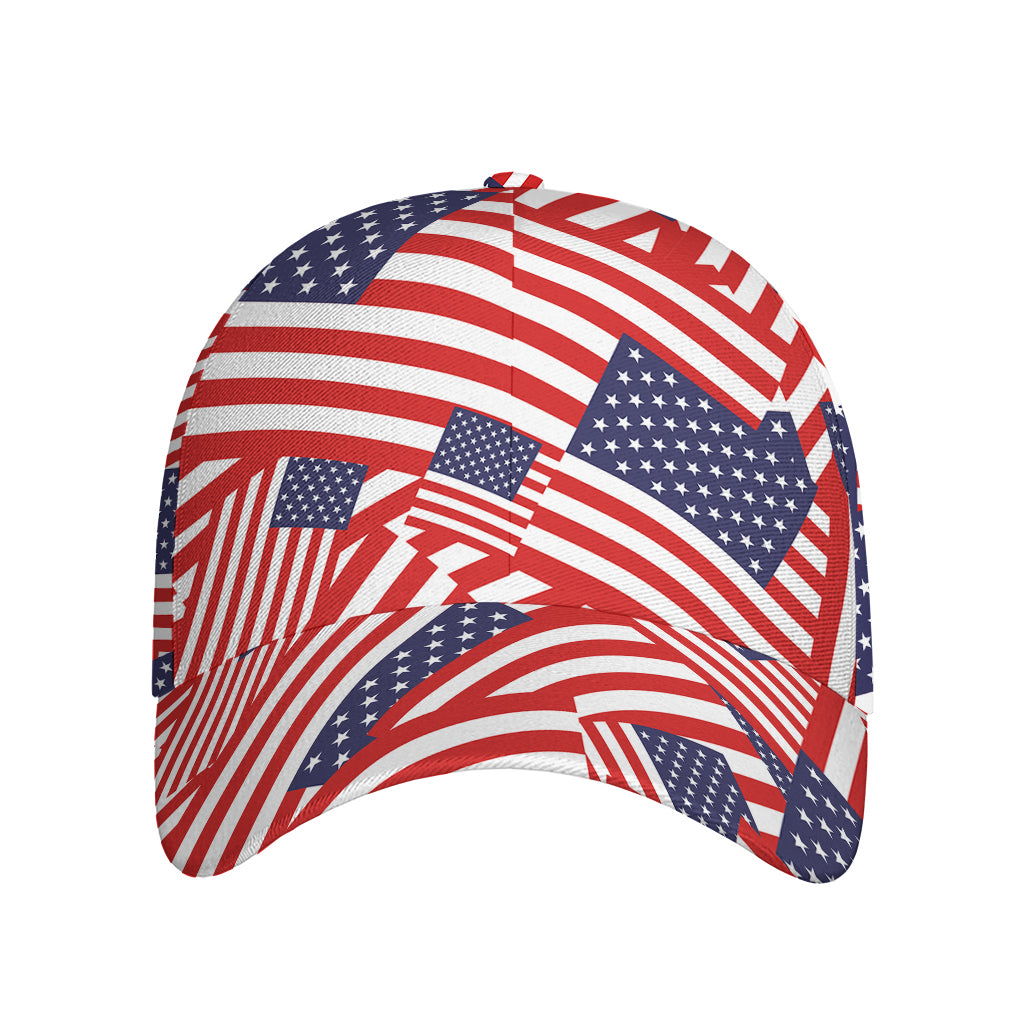 Independence Day USA Flag Pattern Print Baseball Cap