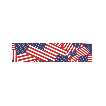 Independence Day USA Flag Pattern Print Bed Runner