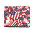 Independence Day USA Flag Pattern Print Bifold Wallet