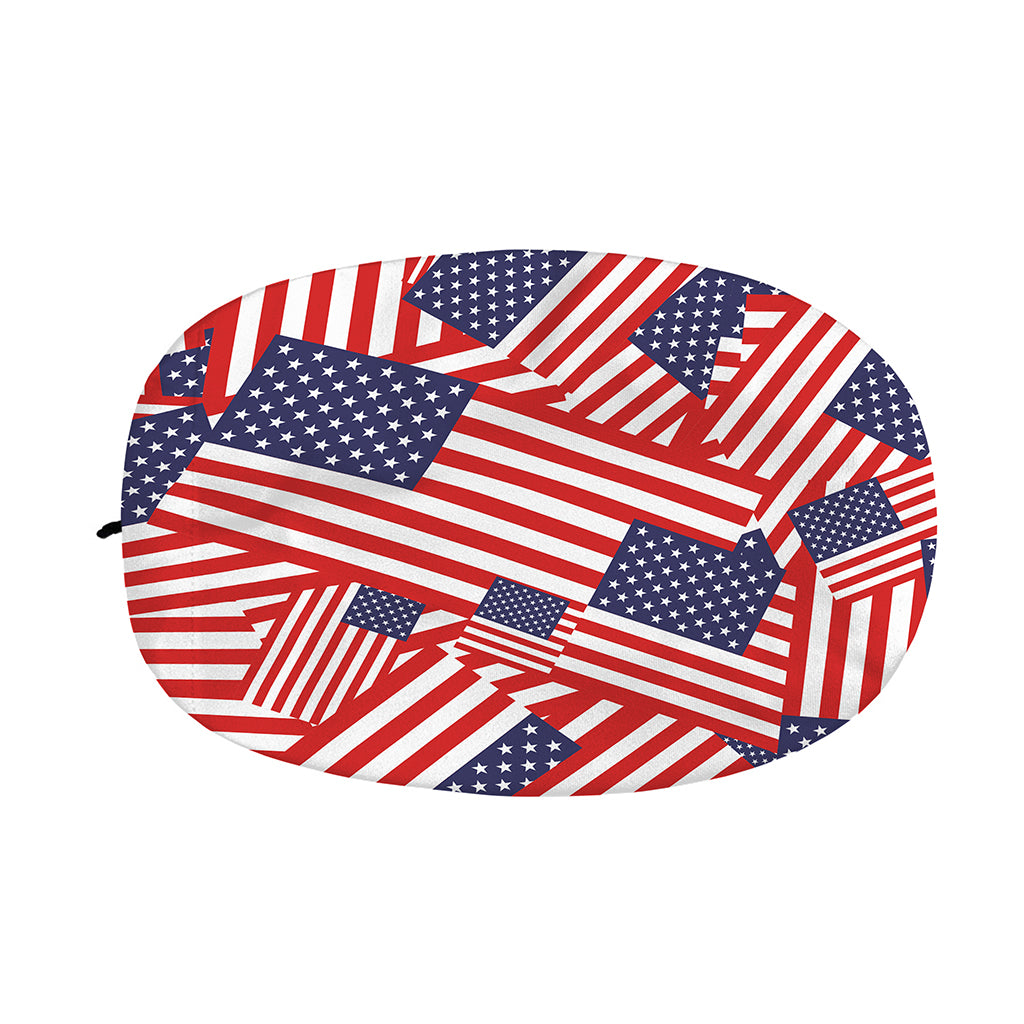 Independence Day USA Flag Pattern Print Car Side Mirror Covers