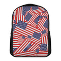 Independence Day USA Flag Pattern Print Casual Backpack