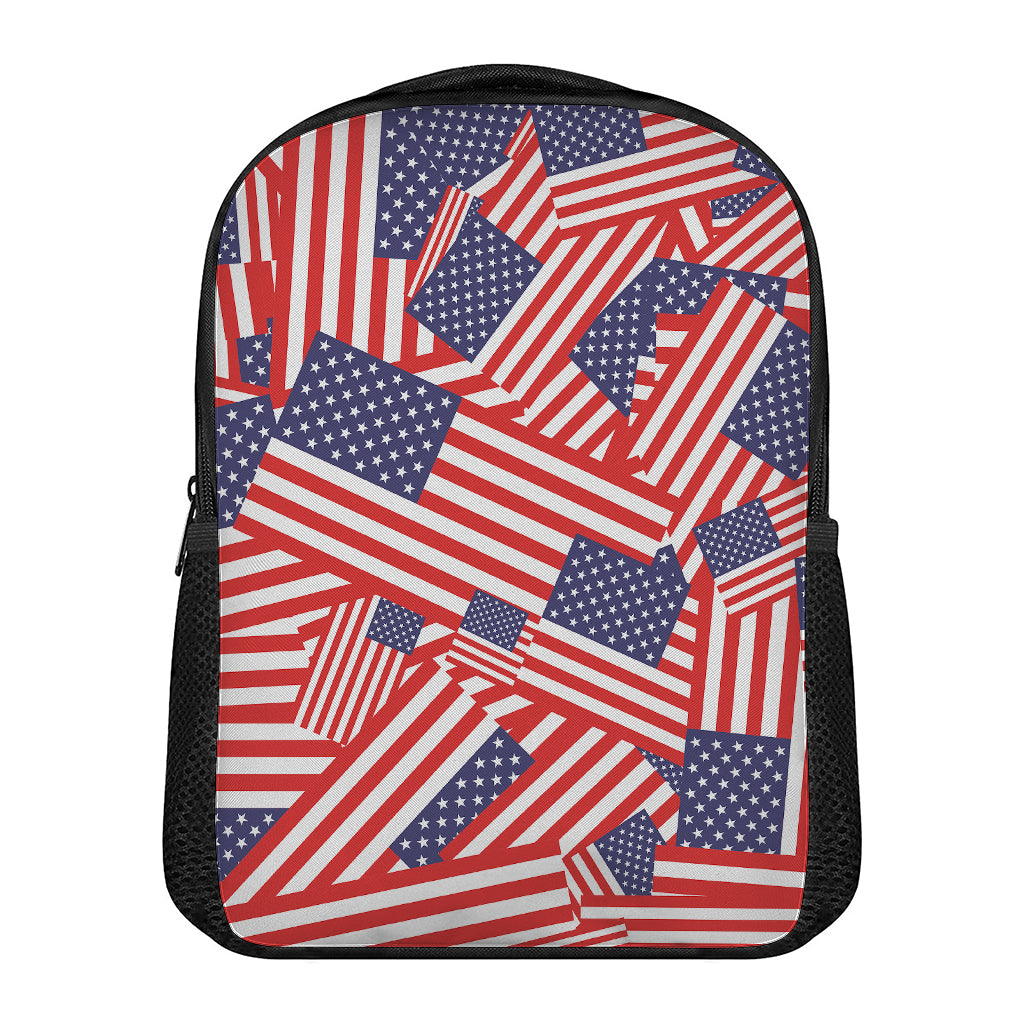 Independence Day USA Flag Pattern Print Casual Backpack