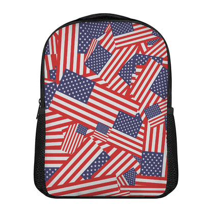 Independence Day USA Flag Pattern Print Casual Backpack