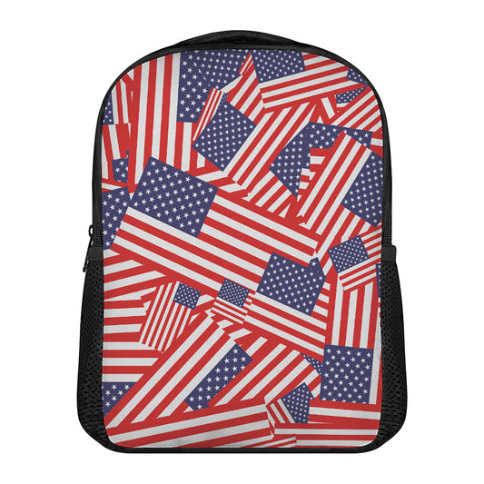 Independence Day USA Flag Pattern Print Casual Backpack