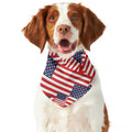 Independence Day USA Flag Pattern Print Dog Bandana