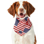 Independence Day USA Flag Pattern Print Dog Bandana