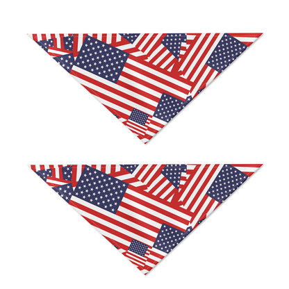 Independence Day USA Flag Pattern Print Dog Bandana