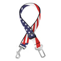 Independence Day USA Flag Pattern Print Dog Seat Belt