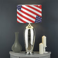 Independence Day USA Flag Pattern Print Drum Lamp Shade
