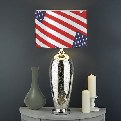 Independence Day USA Flag Pattern Print Drum Lamp Shade