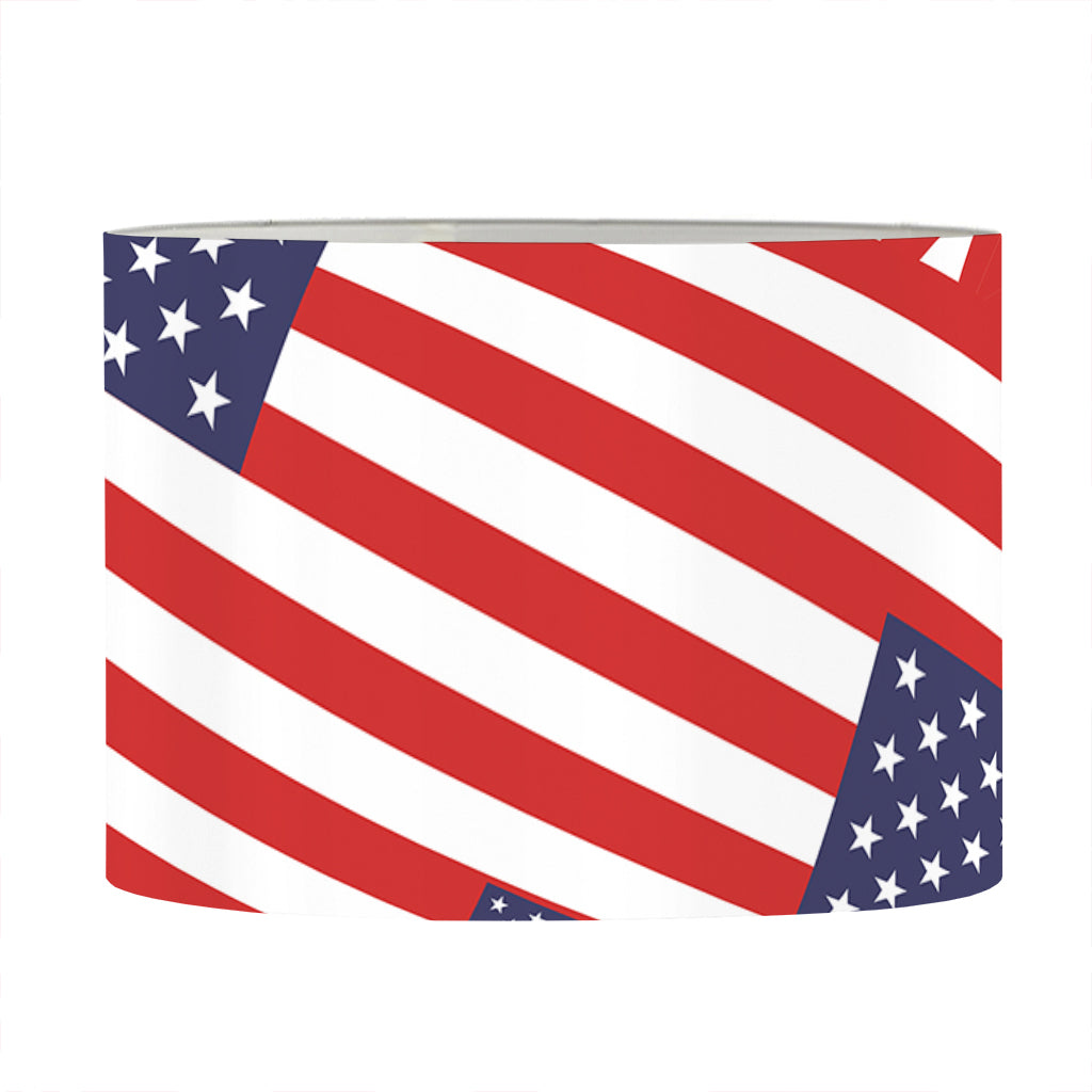 Independence Day USA Flag Pattern Print Drum Lamp Shade
