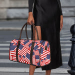 Independence Day USA Flag Pattern Print Duffle Bag