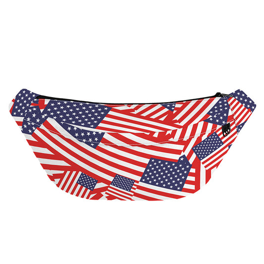 Independence Day USA Flag Pattern Print Fanny Pack