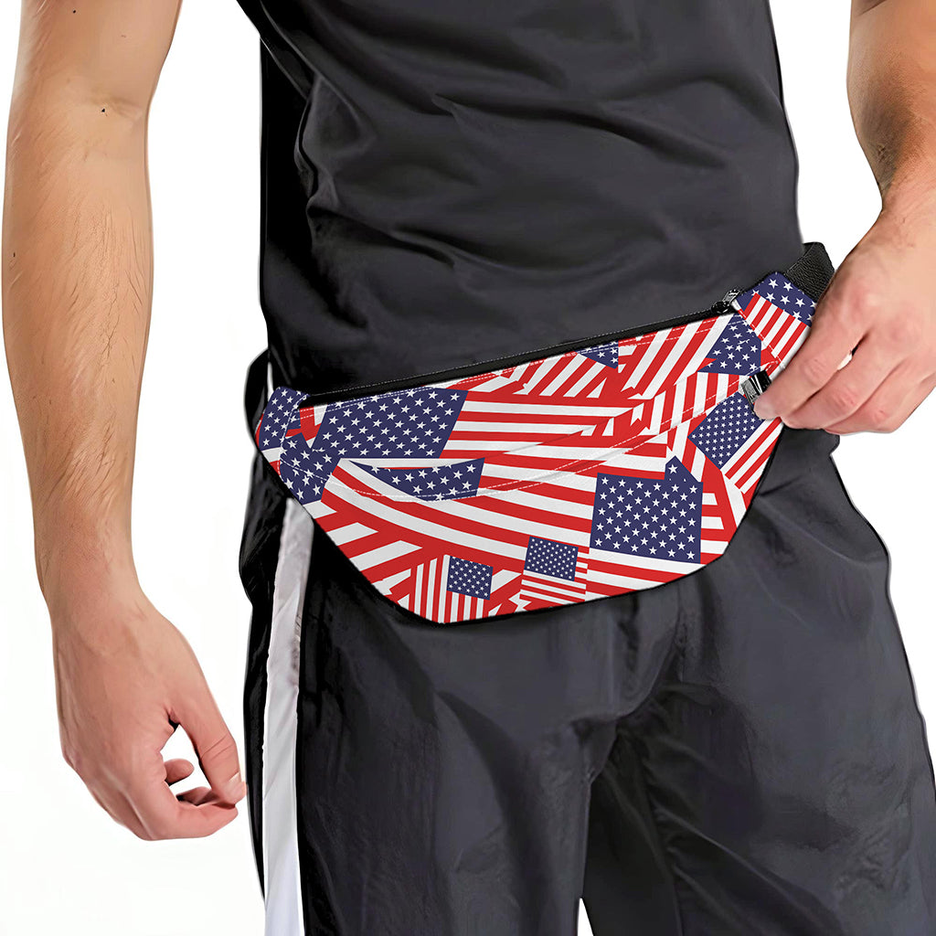 Independence Day USA Flag Pattern Print Fanny Pack