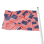 Independence Day USA Flag Pattern Print Flag