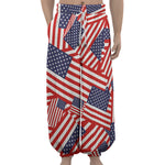 Independence Day USA Flag Pattern Print Lantern Pants