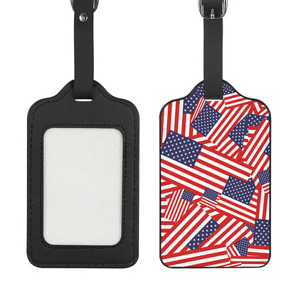 Independence Day USA Flag Pattern Print Luggage Tag