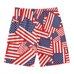 Independence Day USA Flag Pattern Print Men's Swim Trunks