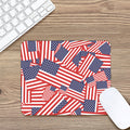 Independence Day USA Flag Pattern Print Mouse Pad