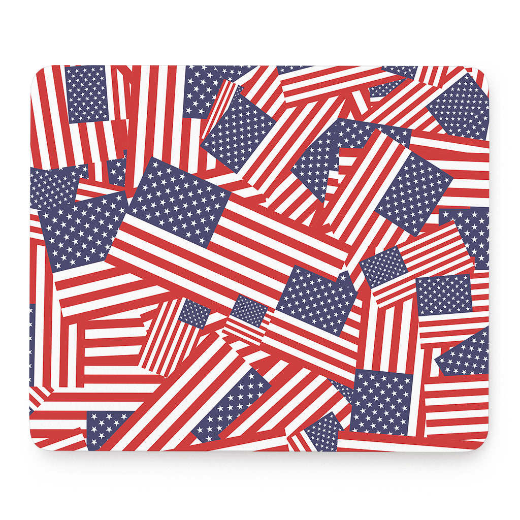 Independence Day USA Flag Pattern Print Mouse Pad