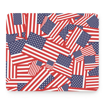 Independence Day USA Flag Pattern Print Mouse Pad