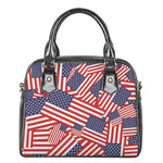 Independence Day USA Flag Pattern Print Shoulder Handbag