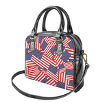 Independence Day USA Flag Pattern Print Shoulder Handbag