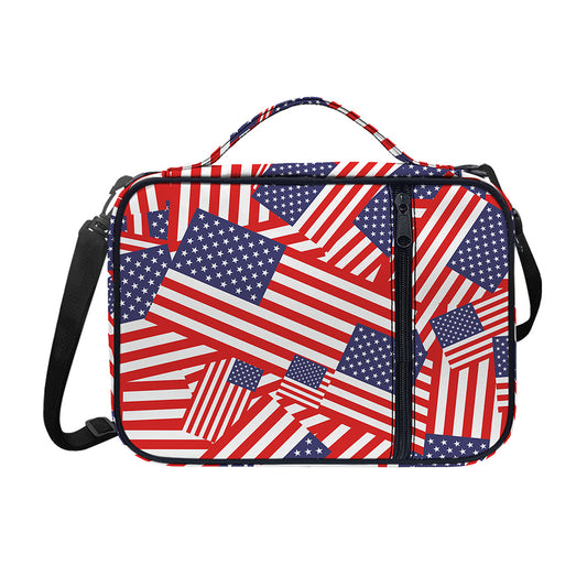 Independence Day USA Flag Pattern Print Shoulder Strap Bible Bag