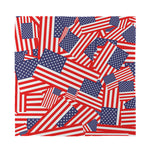 Independence Day USA Flag Pattern Print Silk Bandana