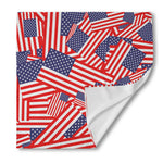 Independence Day USA Flag Pattern Print Silk Bandana