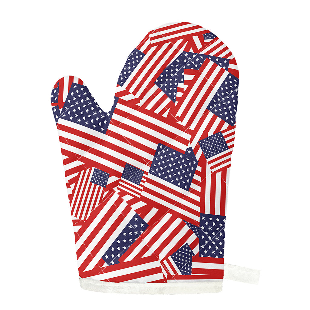 Independence Day USA Flag Pattern Print Single Oven Mitt