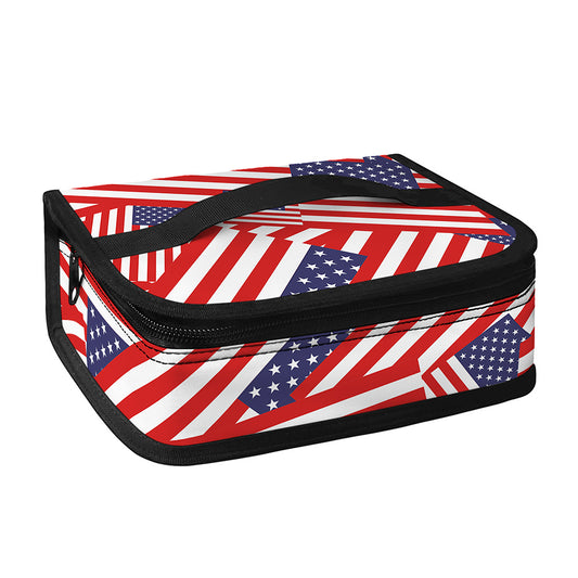 Independence Day USA Flag Pattern Print Small Lunch Bag